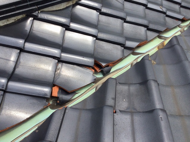 和瓦谷板金の小口瓦ズレ